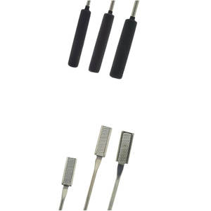 Escofina de flotador Dental veterinario de alta calidad hacia abajo y escofina recta mango negro para cuidado Dental equino y de animales grandes - Product Image 4