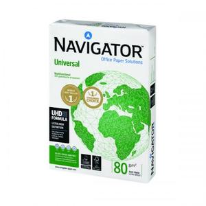 Papel Navigator Universal A4 Multiusos, 100% Pulpa de Madera Natural, Ecológico, Importado, 80gsm, Blanco Puro, Caja de 500 Hojas A4/A3 - Product Image 2