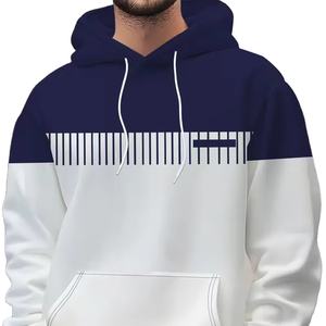 Nueva Sudadera con Capucha Transpirable Estilo Hip Hop para Hombre, Logotipo Personalizado, Felpa, Ropa Casual, Sudadera con Capucha Personalizada para Invierno - Product Image 3