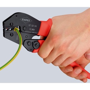 Alicates de Crimpado KNIPEX de 250 mm, 0.5-10 mm (AWG 20-7), 558 g, para Gestión de Cables y Accesorios - Product Image 3
