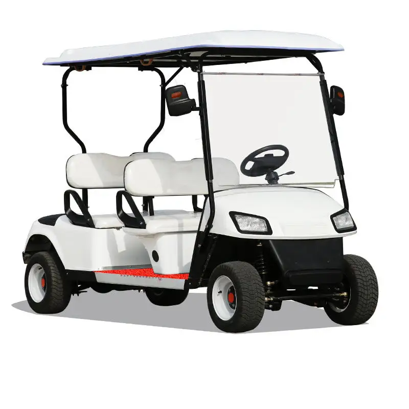 Nuovo carrello da golf a spinta per camion 2 4 6 8 posti carrelli da golf elettrici fuoristrada tetto esteso