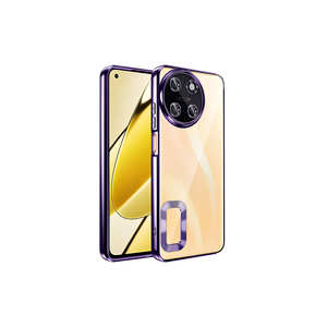 Funda de Silicona Realme 11 4G Color Morado Oscuro, Protección Antigolpes para Cámara, Diseño ASMA Omega A53 A34 A24 A3S, Carcasa Rígida para Teléfonos Móviles - Product Image 1