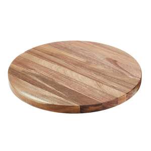 Planche à découper en bois d'acacia artisanal plateau de service de cuisine planche à fromage élégante bloc à découper en bois pour viande légumes - Product Image 6