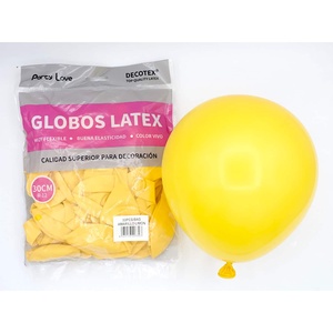 Palloncini in lattice Party Love 30 cm Giallo Limone 50 pz Sacchetto Decorativo - Product Image 1