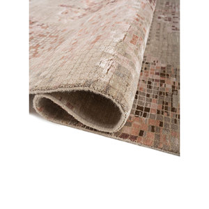 Alfombra Kavi Ivory de Lana y Seda de Bambú Anudada a Mano, Colección Oculta Srb(734), Abstracta, 10 mm, Rectangular, para el Hogar, Pasillo de Adolescentes - Product Image 2