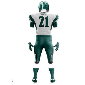 Uniforme de football américain sur mesure de haute qualité OEM 2025 respirant séchage rapide grande taille court été personnalisé sublimation d'équipe - Product Image 4