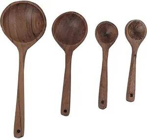 Cuchara para Sopa de Madera, Utensilios de Cocina Antiadherentes, Cucharas de Cocina Hechas a Mano, Juegos de Vajilla, Utensilios de Cocina - Product Image 1