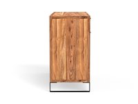 Buffet moderne à 2 portes en bois d'acacia clair Sydney pour salle à manger et chambre