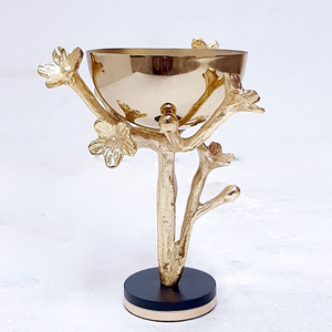 Luxueux laiton plaqué or acier inoxydable métal brûleur fantaisie support porte-encens brûleur Mabkhara - Product Image 3