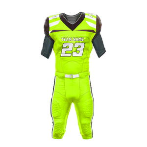 Youth Customizable American <b>Football</b> Wear Uniforms Fully Sublimation Jersey Pant Team Sets Plus Size Breathable Short Sleeves - Product Image 4