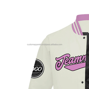 Veste universitaire à col montant de style professionnel personnalisée avec décoration brodée de logo sur le devant MCACVJ-82 l'image de marque de l'entreprise - Product Image 5