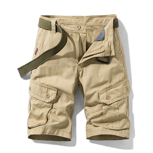 Pantalones cortos Cargo para hombre 100% algodón 6 bolsillos pantalones cortos para hombre bolsillos grandes transpirable suave buena tela 2025 nuevos pantalones cortos Cargo - Product Image 2