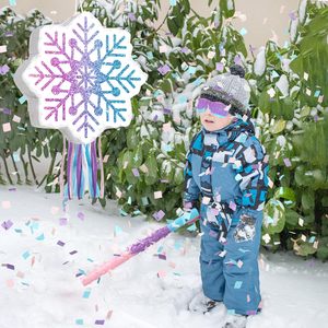 Pinata <span class=keywords><strong>de</strong></span> Noël en forme <span class=keywords><strong>de</strong></span> flocon <span class=keywords><strong>de</strong></span> neige avec les yeux bandés Pinata congelée <span class=keywords><strong>pour</strong></span> <span class=keywords><strong>princesse</strong></span> Fournitures <span class=keywords><strong>de</strong></span> fête d'<span class=keywords><strong>anniversaire</strong></span> Décorations - Product Image 4