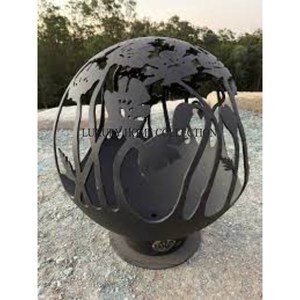 Extra sturdy fireproof metal <b>fire</b> <b>pit</b> with anti warp technology preventing deformation due to prolonged exposure to heat - Product Image 4