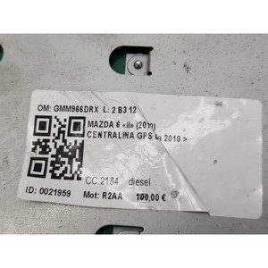 MAZDA 6 3 ซีรีส์ ซีดาน GMM966DRX R2AA (12>) ชุดควบคุมวิทยุนำทาง - Product Image 6
