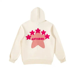 เสื้อฮู้ดปักลายผ้ากำมะหยี่มีฮู้ดผ้าเทอร์รี่ฝรั่งเศสสำหรับผู้ชาย - Product Image 2