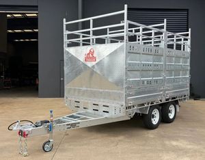 Heavy Duty Livestock <b>Farm</b> <b>Trailer</b> For Sale Multi Axle Strong Chassis Ventilated Panels High Capacity Transport Efficient - Product Image 4