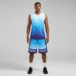 Uniforme de Baloncesto de Verano con Impresión Personalizada, Diseño Personalizado |   Pantalones Cortos Deportivos Transpirables de Secado Rápido, OEM ODM, Venta al Por Mayor - Product Image 1
