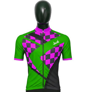 Ensemble de maillot de cyclisme pour homme personnalisé pour l'été, doux, antidérapant, vêtements de vélo à manches courtes, design respirant pour la vente en gros - Product Image 6