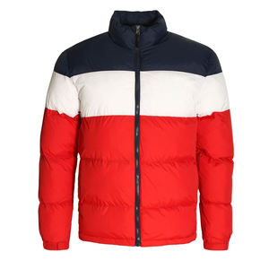Custom Lightweight Winter Warm Windbreaker Quilted Puffer <b>Jacket</b> for <b>Men</b> Water Resistant Canvas Front Logo Manufactured <b>Jackets</b> - Product Image 1