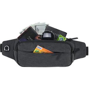 Adjustable Reflective Waterproof Running Belt OEM/ODM Fitness Jogging <b>Waist</b> Pack with Zipper Pockets Reflective <b>Waist</b> Support - Product Image 3