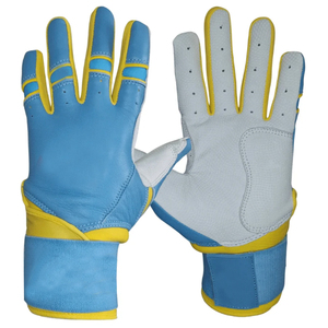 Gants de frappe pour baseball, softball et tee-ball, super adhérence, cuir PU, ambidextres, fermeture auto-agrippante, plusieurs tailles (5) + 5 couleurs disponibles - Product Image 4