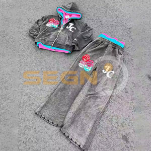 Gran oferta de calidad superior, chándal bordado desgastado personalizado, el mejor Material para hombres y mujeres - Product Image 2