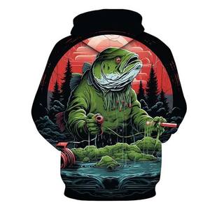 Ropa deportiva Ropa de pesca Sudaderas con capucha Manga larga UPF50 + Jersey de protección solar Rendimiento Ropa de pesca unisex con capucha - Product Image 2