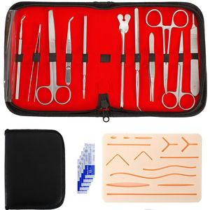 Kit De entrenamiento quirúrgico De Sutura Practice Student Suture Practice Kit para estudiantes de medicina Suministros médicos Instrumentos quirúrgicos - Product Image 1