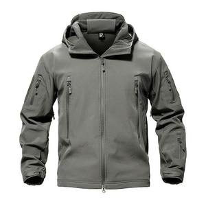 Chaqueta deportiva de invierno de alta calidad para hombre, soporte cortavientos personalizado, Softshell impermeable con capucha para actividades de montaña al aire libre - Product Image 4