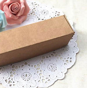 Caja Kraft de cartón marrón en blanco de 13,3*6,8*1,8 cm, cajas de embalaje de regalo, embalaje de jabón, caja de avión de artículo de almacenamiento - Product Image 5