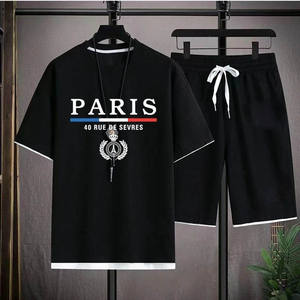Survêtement T-shirt T-shirt Short Set Survêtement Vêtements d'été Pièce 2 Sweat T-Shirt Et Short De Survêtement Ensemble Pour Hommes FIGHTER BRO - Product Image 4