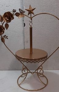 Soporte Vintage de latón puro para pastel, soporte para pastel de boda, servicio de diseño moderno de lujo, artesanía de alta calidad para decoración del hogar y Hotel - Product Image 2