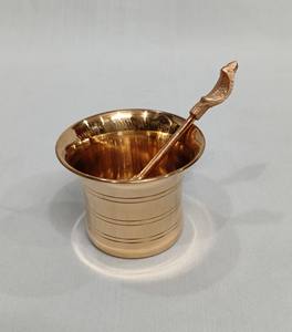 Brûleur d'encens en laiton couleur antique, style arabe islamique, pour Oud et Bakhoor, modèle Panch Puja Patra, dernière collection, vente en gros - Product Image 4