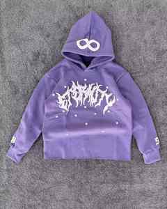 ชุดวอร์มลำลองแบบมีฮู้ด พิมพ์ลายนูน ดีไซน์นุ่มสบาย ทรงปกติ สีพื้น ผ้าฝ้าย 100% คุณภาพเยี่ยม - Product Image 4