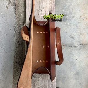 ชุดเครื่องอาบน้ำหนังแท้สำหรับผู้ชายชุดเดินทางที่เก็บของแบบพรีเมียมสำหรับของจำเป็นเวลาเดินทาง - Product Image 4