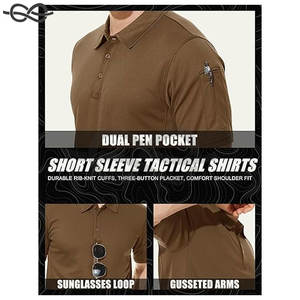 Sublimación personalizada para hombre Polos transpirables de manga corta de poliéster de punto Polo camisetas hombres diseño personalizado cómodo - Product Image 5
