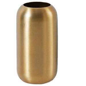 Pot de fleurs rond en métal plaqué or Décoration de salon intérieur Vases de jardinière de fleurs de jardin fantaisie modernes haute résistance - Product Image 4