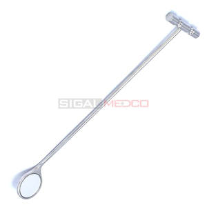 Miroir d'examen dentaire équin en acier inoxydable 17 pouces de long outil dentaire de cheval vétérinaire Merrier taille 35mm Instruments médicaux - Product Image 5