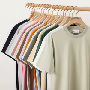 Produttore di <span class=keywords><strong>Abbigliamento</strong></span>, Vendita all'Ingrosso di T-Shirt Oversize Personalizzate in 100% Cotone 250g, Magliette da Uomo Taglie Forti - Product Image 1