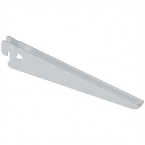 Système d'éléments en U 10201, longueur 370 mm, avec trou de suspension, capacité 50 kg, en acier blanc, pour rangement mural en aluminium, lot de 20 - Product Image 3