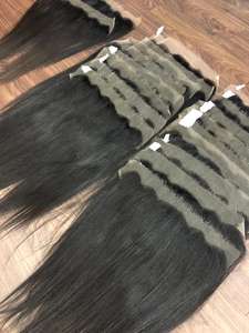 13*6 Frontal HD transparente Los mejores cierres de encaje suizo y frontales 13x6 Cabello crudo virgen Remy vietnamita con precio al por mayor - Product Image 2