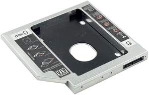 Caddy para Disco Duro Secundario de 9.5mm y 12.7mm para Laptop, USB SATA, Aleación de Aluminio, Bandejas Dobles de Aluminio, Marca Drive 95g - Product Image 2