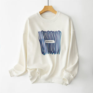 Sweat-shirt à manches longues pour femme, haut de gamme, décontracté, col ras du cou, personnalisé, impression privée, Logo, femme adulte - Product Image 5