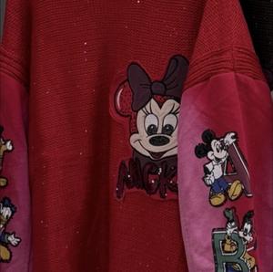 Robe de rue Y2K pour femme, fabriquée sur mesure, entièrement zippée, en tricot doublé, écologique, en molleton bouclé, effet vieilli, broderie de dessin animé - Product Image 5