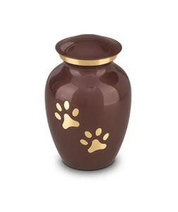 Urnas de cremación ecológicas de acero inoxidable de estilo moderno de lujo de alta calidad para almacenamiento de cenizas de mascotas al por mayor - Product Image 1