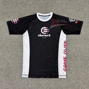 Rashguards de MMA Personalizados con Impresión por Sublimación, Protección Ultravioleta, 240 gsm, Compresión, Rashguards de Grappling y BJJ Hechos en Pakistán - Product Image 1