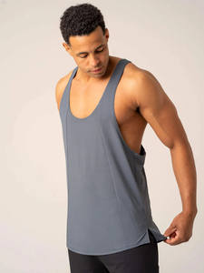 Nueva Camiseta Deportiva Casual Transpirable de Punto para Hombre, para Entrenamiento, de Alta Calidad, con Logotipo Personalizado, de Spandex y Algodón - Product Image 2