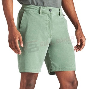 Short en jean en coton décontracté pour hommes, léger, élégant, décoloration subtile, design de poche latérale, motif solide, séchage rapide. - Product Image 4