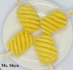 Vietnam Prix compétitif Tranches d'ananas congelées Purée d'ananas congelée à partir de 100% Fruits d'ananas frais Doux Mme Shyn - Product Image 5